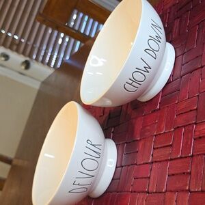 Rae Dunn Artisan Collection Cereal / Soup Bowls ~ Set of 2